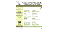 Desktop Screenshot of oaklandweb.com